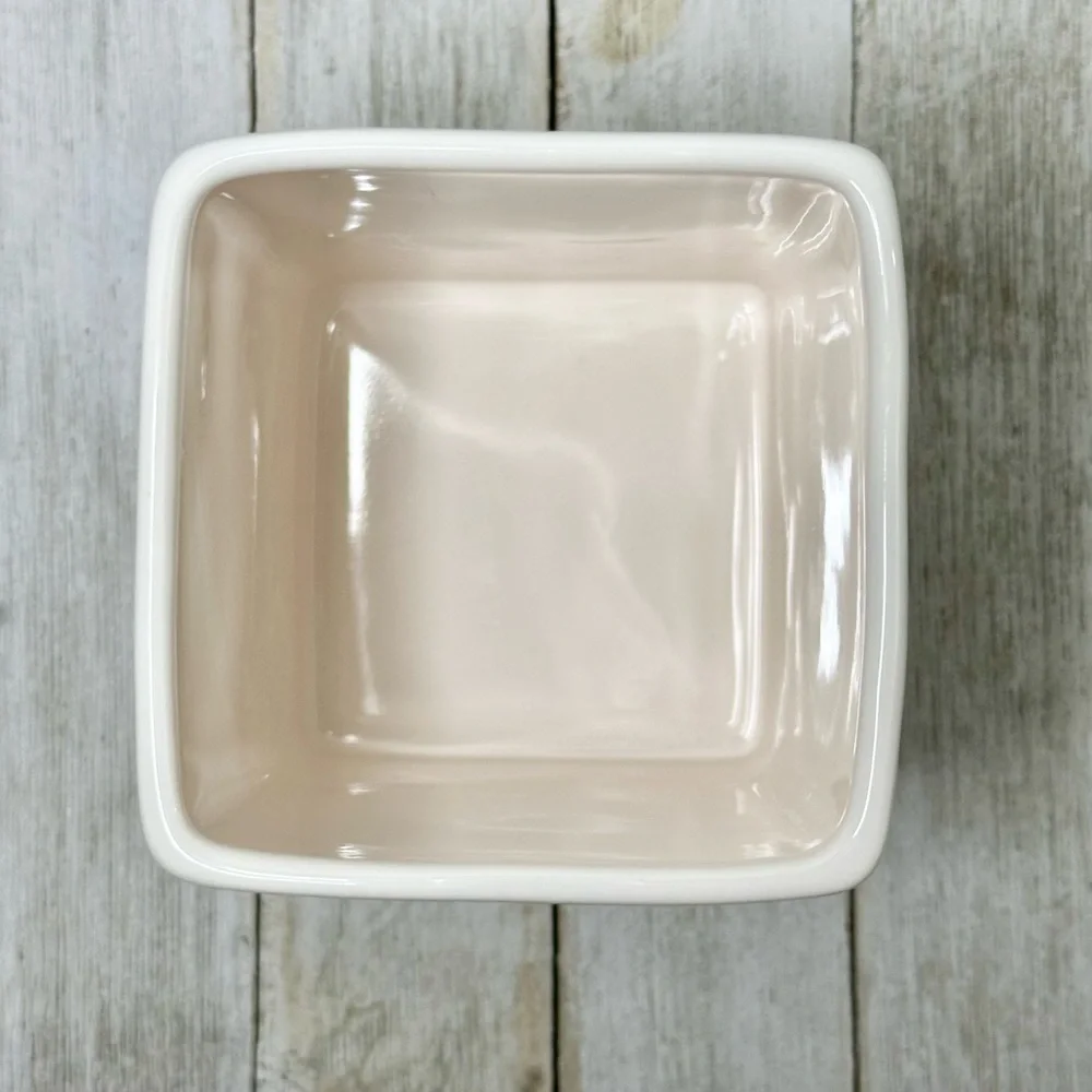 Rae Dunn “BE YOU” Artisan Collection Square Ceramic Vessel Container Jar